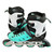 Used NATTORK INLINE SKATES Senior Rec Fitness Skates Teal Adjustable 11820-S000059310 View 2