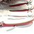 Used RICO STAR SERIES RH Throw Fastpitch Gloves White And Red 13" 11805-S000085157 View 6