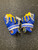 Used Warrior NEMESIS LAX Goalie Gloves M Royal Blue SM 11726-S000299097 View 2