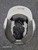 Used Rawlings RCFH Batting Helmet No Mask Black And White MD 11849-S000042121 View 4