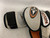 Used Easton SYNERGY 300 Junior Shoulder Pads Black And Orange SM 11855-S000207348 View 2