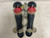Used Wilson WB57116-LG 13” Catchers Leg Guards White/Red/Navy Youth 11855-S000207353 View 1