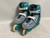 Used CRAZY SKATES ADJ 2-5 Junior Rec Fitness Skates Teal Adjustable 11855-S000207363 View 1