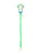 Used STX 6000 Wmn Atk/Mid Complete Stick Neon Green And Royal Blue 11814-S000400755 View 2