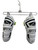 Used STX CELL V Medium Lacrosse Arm Pads/Guards White  11692-S000154620 View 1
