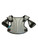 Used Nike VAPOR LT YOUTH MED SP Lacrosse Shoulder Pads Grey MD 11814-S000400802 View 2