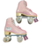 Used CIRCLE SOCIETY SKATES Senior Roller Quad Skates Pink Senior 6 11479-S000428173 View 1