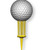 New J&M GOLF XL BRUSH TEES 2PK 11667-JMGBRUSHTXL View 1