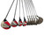 Used Top Flite 10 PC GOLF SET Mens Complete Set RH 10 Piece 11484-S000308717 View 3