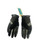 Used STX Strike Womens Lacrosse Gloves Black Small, palm view View 2