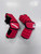Used Brine CLUTCH Lacrosse Arm Pads/Guards Red LG 11860-S000312842 View 1