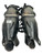 Used Easton PROWESS LEGS INT 12-15 Catchers Leg Guards Black Intermed View 1