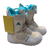 Used Burton GROM BOA Girls Snowboard Boots White Junior 02 11218-S000431002 View 2