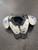 Used ALL PRO SP FB Shoulder Pads Grey MD 11726-S000299455 View 1