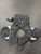 Used ALL PRO SP FB Shoulder Pads Grey MD 11726-S000299455 View 3