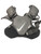 Used Nike VAPOR Lacrosse Shoulder Pads Black LG 11721-S000286976 View 1