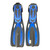 Used SHERWOOD FINS Underwater Fins Royal Blue Fits all 11842-S000232275 View 2