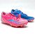 Used Adidas ADIZERO ELECTRIC SNACK ATTACK Adult FB Cleats Carolina Blue And Pink Senior 7.5 11805-S000085711 View 2