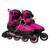 Used Rollerblade ADJ Senior Roller Quad Skates Pink Adjustable 11680-S000437729 View 1
