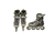 Used Rollerblade SIRIO XR Senior Roller Quad Skates Black Senior 9 11917-S000020026 View 1
