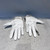 Used Under Armour WHITE UA FB Gloves White Youth 11878-S000030329 View 2