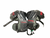 Used Riddell S2 RED/BLK FB Shoulder Pads Black MD 11834-S000054866 View 1