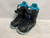 Used Burton ZIPLINE Mens Snowboard Boots Black And Carolina Blue Senior 7 11855-S000207727 View 1