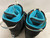 Used Burton ZIPLINE Mens Snowboard Boots Black And Carolina Blue Senior 7 11855-S000207727 View 5