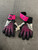 Used Adidas PREDATOR GOALIE GLOVES Soccer Goalie Gloves Black And Pink 11 11614-S000241185 View 1