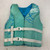 Used BASS PRO SHOPS 55-88LBS Youth PFD Teal SM 11762-S000083136 View 2