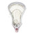 Used Maverik TFINK 2.0 Mens Lacrosse Head White 11885-S000203171 View 1
