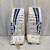 Used CCM EXTREME FLEX II 760 Goalie Leg Pads Senior White And Royal Blue 34" 11651-S000421521 View 1