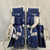 Used CCM EXTREME FLEX II 760 Goalie Leg Pads Senior White And Royal Blue 34" 11651-S000421521 View 3