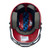Used Easton ALPHA Batting Helmet w/Mask Red MD 11471-S000175910 View 3