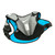 Used Nike VAPOR LT Lacrosse Shoulder Pads Black MD 11954-S000214169 View 2