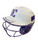Used Rawlings WHIITE/PURPLE HELMET Batting Helmet w/Mask White MD 11909-S000011253 View 1