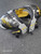 Used Riddell XFORCE II FB Shoulder Pads Grey LG 11849-S000042552 View 1