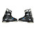 Used Rossignol R18 Boys DH Ski Boot Black 225 MP - J04.5 - W5.5 11484-S000309347 View 1