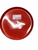 Used MVP GLITCH Disc Golf Putter Red 11613-S000187148 View 2
