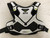 Used STX CELL V Lacrosse Shoulder Pads Black And White LG 11855-S000207925 View 1