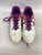 Used Dsg SPEED VIPER Soccer Cleats White And Purple Junior 03.5 11851-S000049912 View 1