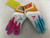 Used Easton Walk-Off Sugar Rush BB/SB Batting Gloves White MD 11855-S000208043 View 1