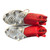 Used Nike VAPOR CLEATS Adult FB Cleats White And Red Senior 9.5 11450-S000526201 View 2