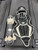 Used Wilson C200 YOUTH SET HELMET/CP/LG Catchers Helmet w/Mask Black SM 11945-S000257502 View 1