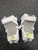 Used STX CELL VI Lacrosse Arm Pads/Guards White MD 11849-S000042714 View 2