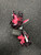 Used Under Armour F8 GLOVES NEW FB Gloves Black And Pink LG 11726-S000300206 View 2