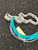 Used STX 4 SIGHT PLUS S Lacrosse Facial Protect Teal Senior 11162-S000461963 View 3