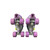 Used ADJ QUAD ROLLER SKATES Child Roller Quad Skates Purple Adjustable 11749-S000206749 View 3