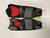 Used CCM RBZ Junior Shin Guards Black And Red 12" 11855-S000208210 View 2
