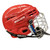 Used Bauer IMS 5.0 Helmet Cage Combo Red SM 11815-S000517337 View 1
